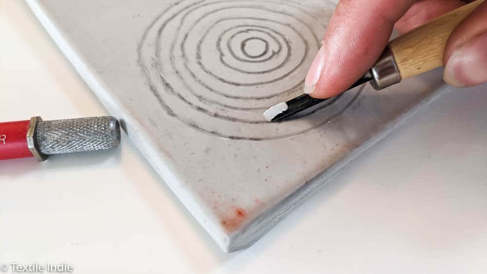 Block Printing with Acrylic Paint Textile Indie