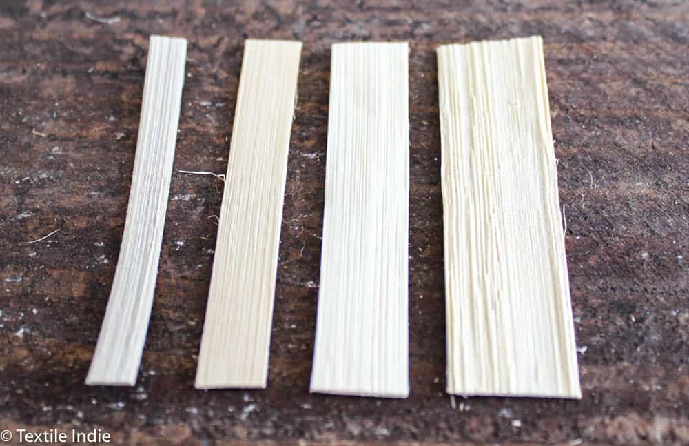 flat reed in 4 widths