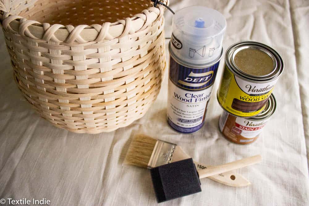 Basket Stains and Sealers Finishing Your Basket