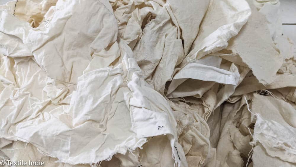 Pile of cotton cloth.