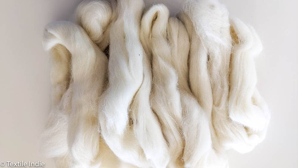 Shetland Wool Heather Combed Top Roving