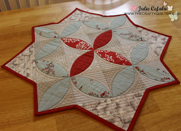 The Crafty Quilter Winter Seeds Table Topper